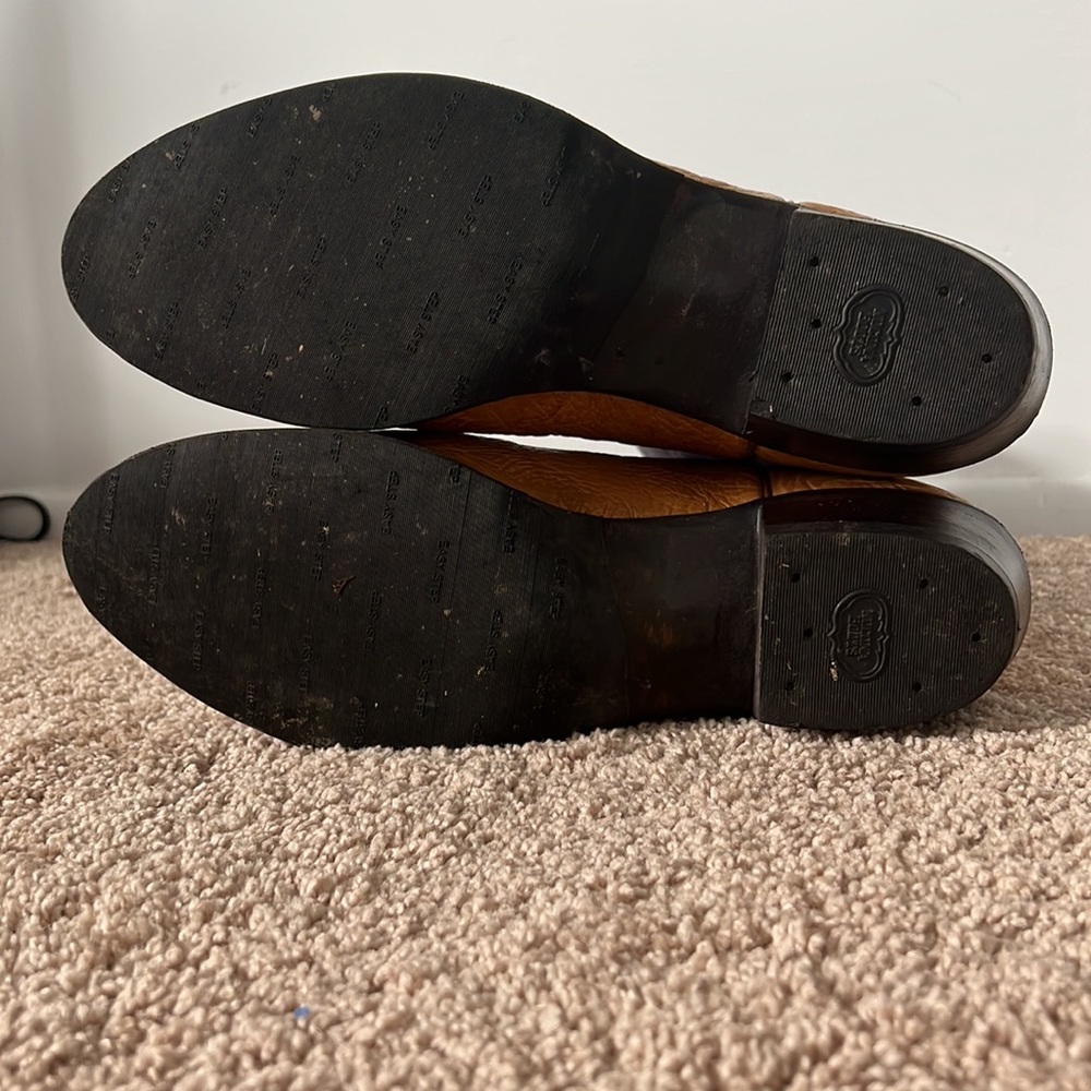 Nocona Brown and Black Cowboy Boots - Picture 6 of 8